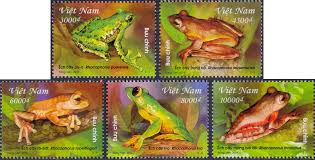 Endangered tree frogs featured on stamps